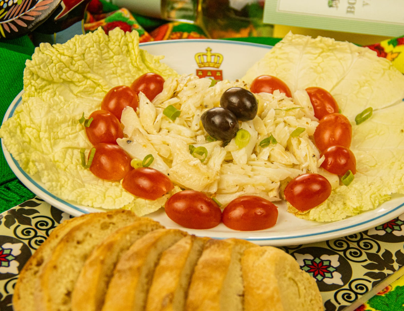 Punheta de Bacalhau Com Pão