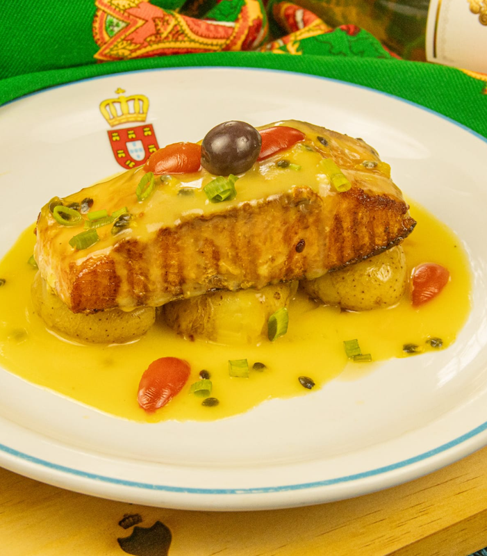 Salmão ao Molho de Maracujá
